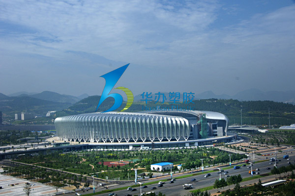 濟南奧體中心頂棚采光-水蜜桃视频在线免费耐力板